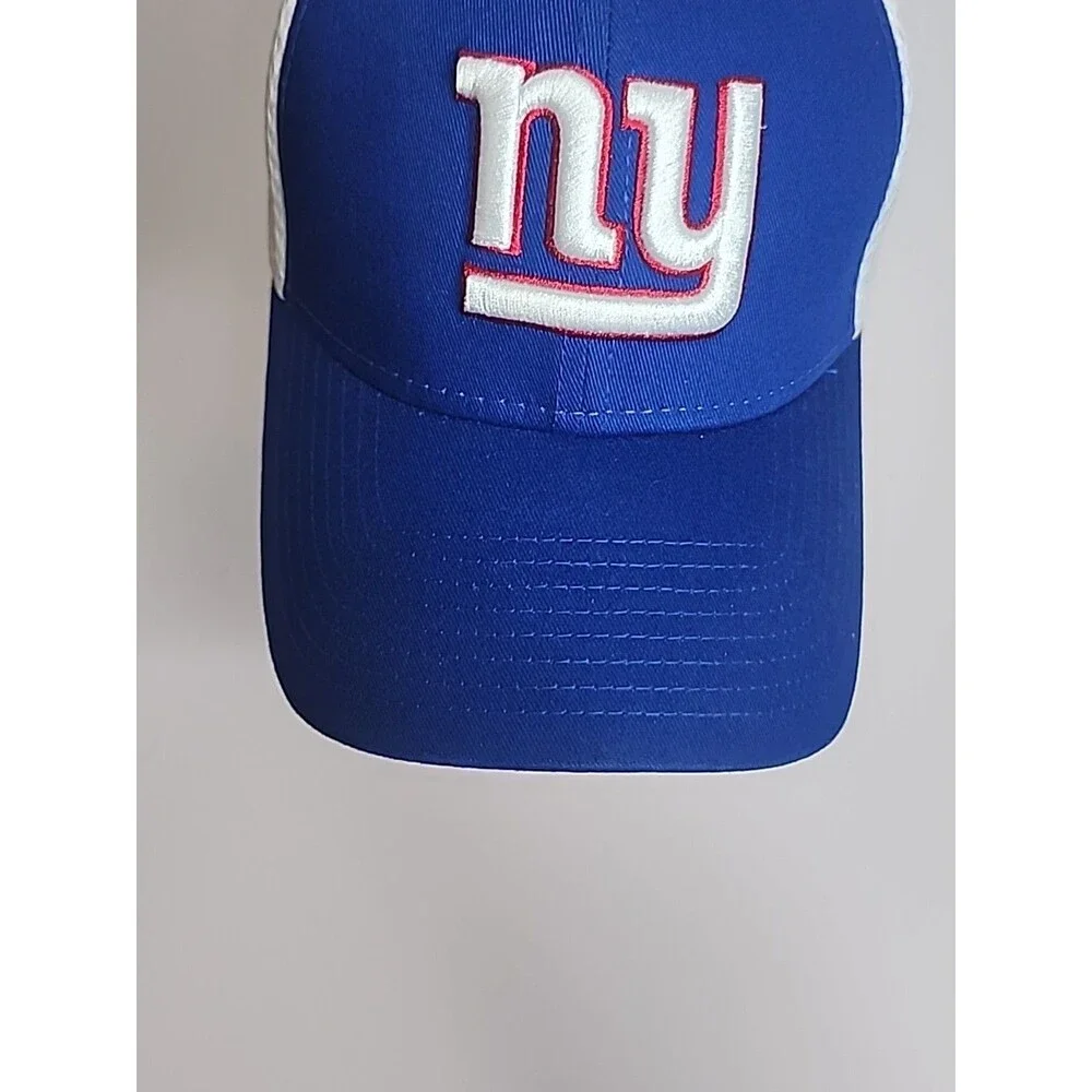 New York Giants New Era 39Thirty Hat Cap Blue White Size Small/ Medium EUC